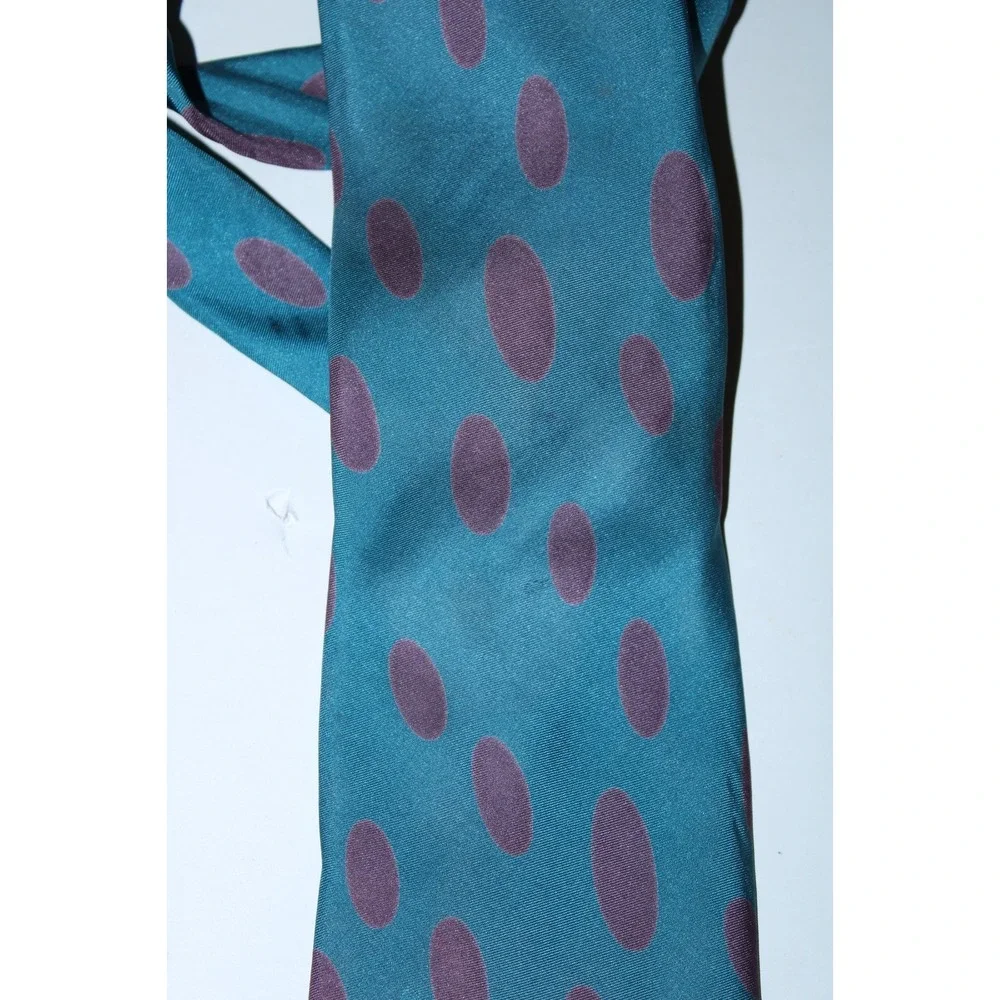 Pierre Balmain Men's Multicolor Lot of 2 Vintage Silk Ties - Picture 9 of 9